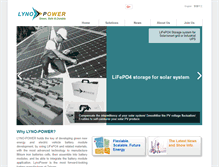 Tablet Screenshot of lynopower.com